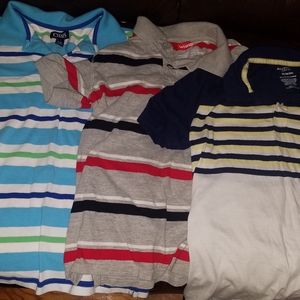 3pc Bundle of boys polo shirts